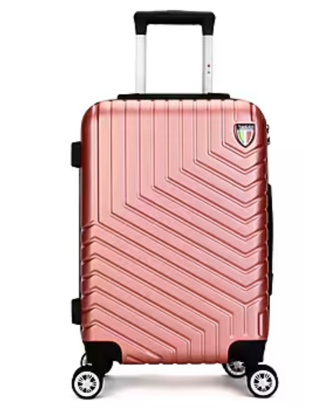 Rose Gold 20” Hard-Shell Carry-On Spinner Luggage